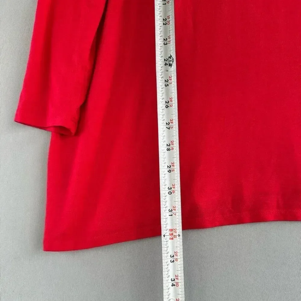 🎉5 for $45🎉 Zenana red top blouse shirt size XL